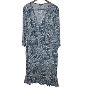 Glamour v-neck dress size 22W